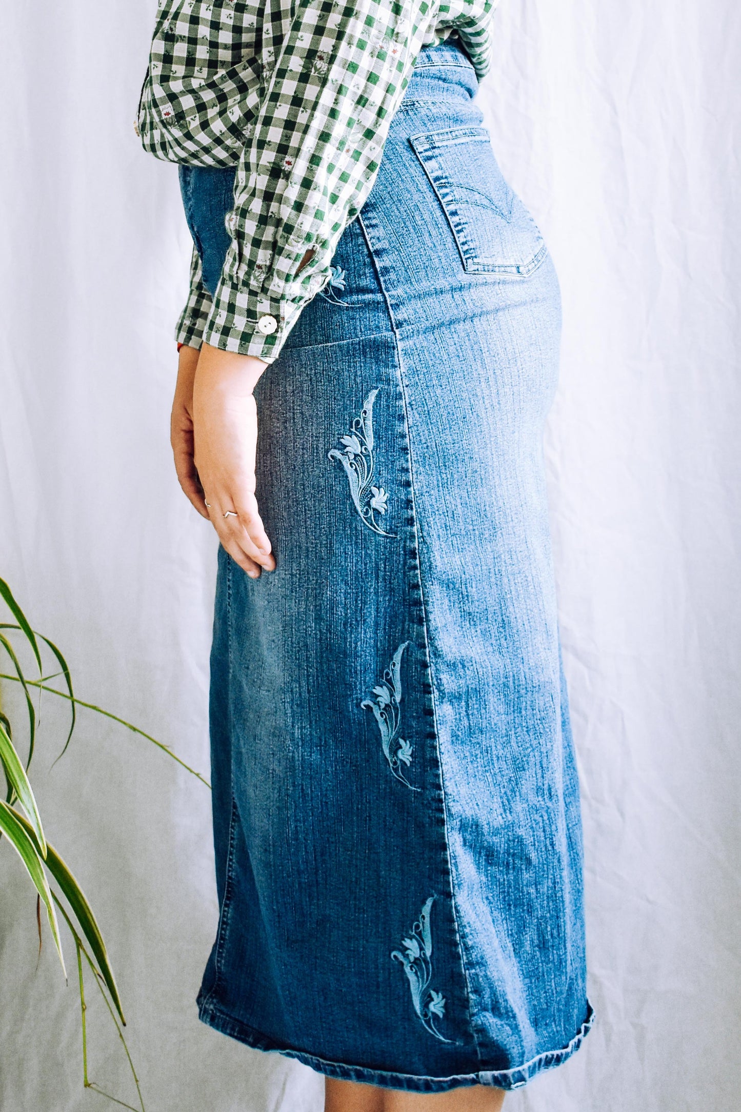 Denim skirt