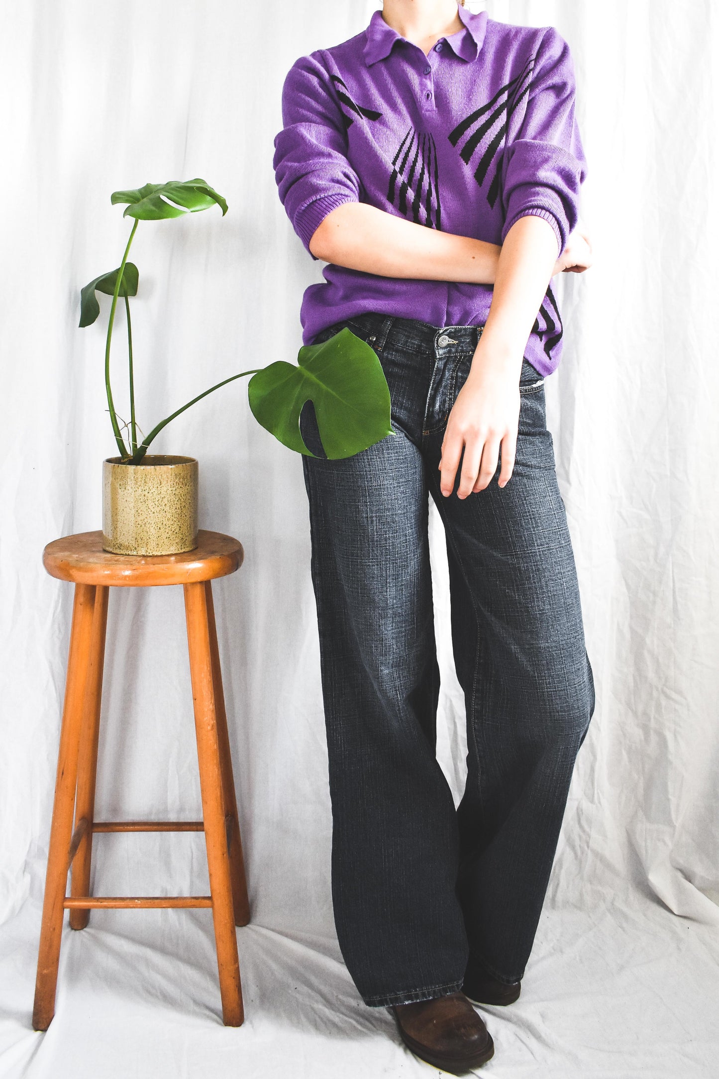 Flared jeans
