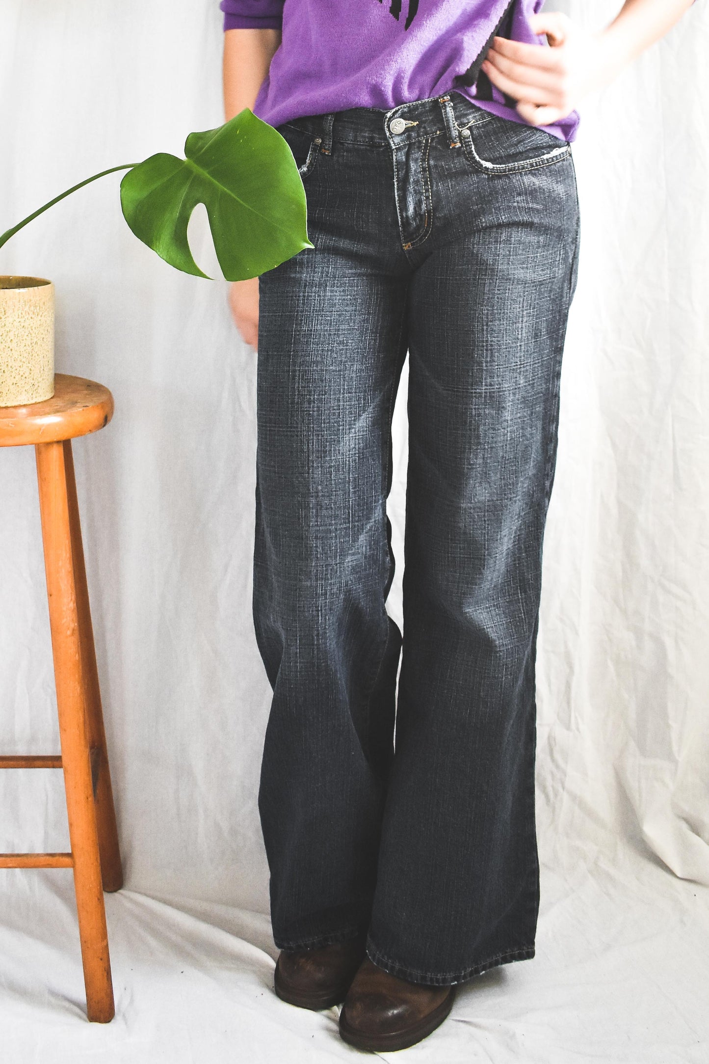 Flared jeans