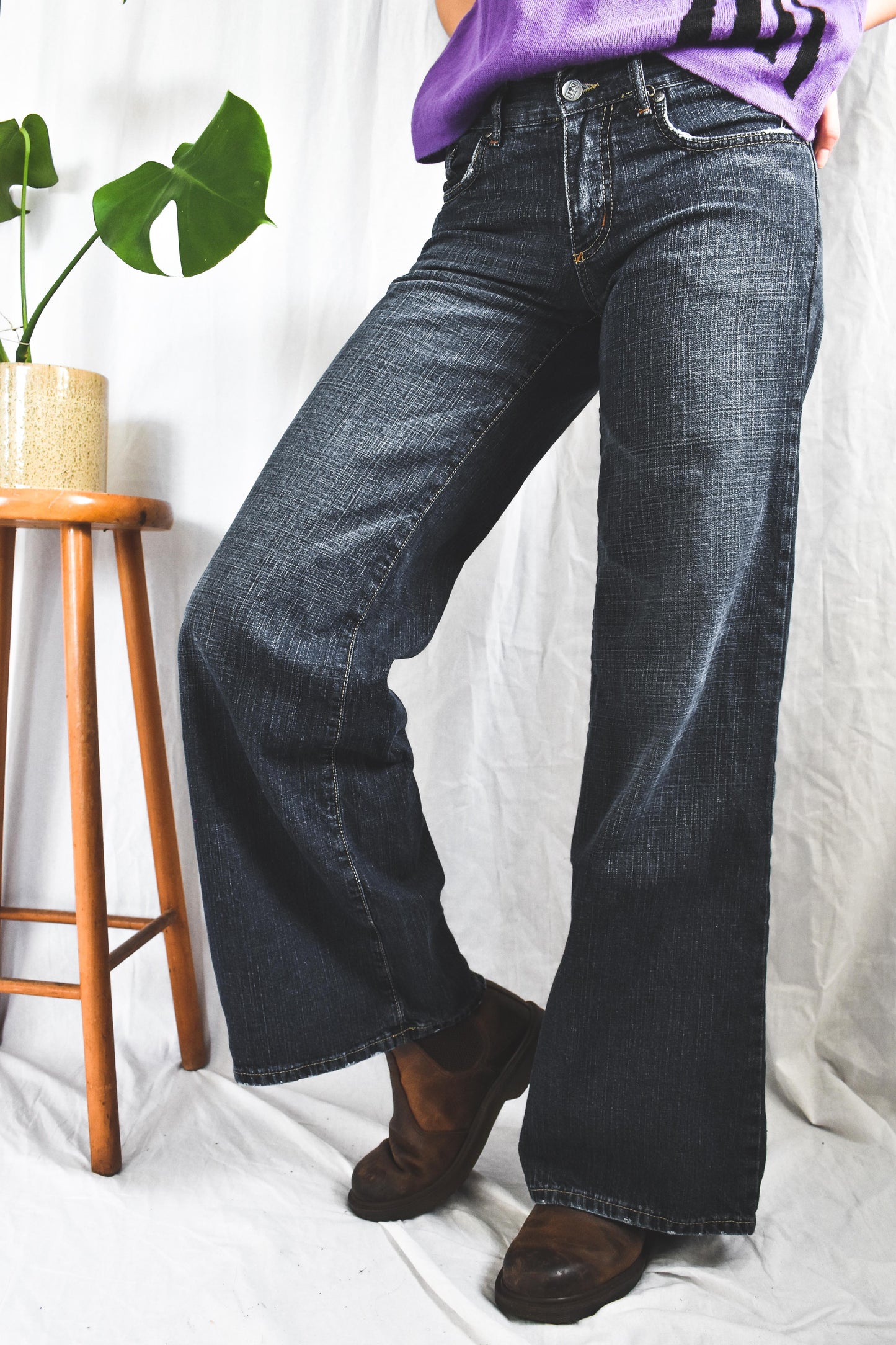 Flared jeans