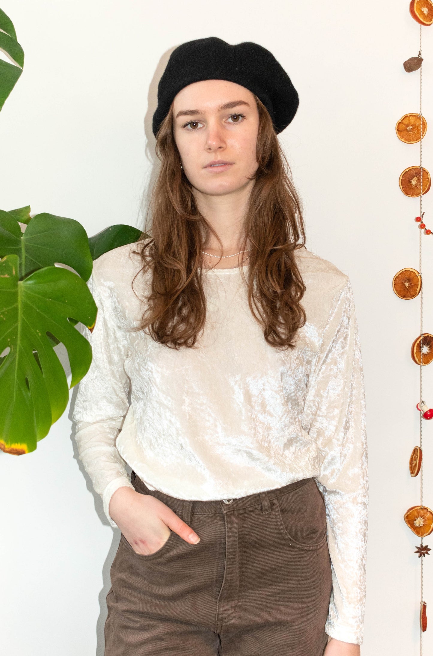 NEW IN! Velvet shirt