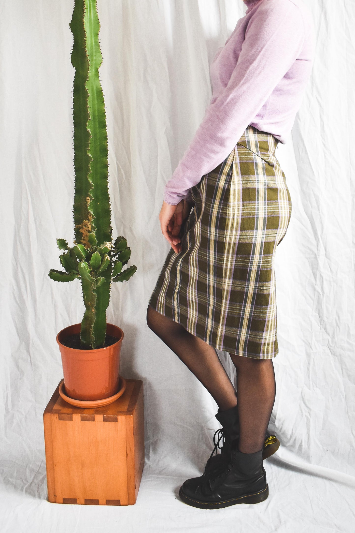 Checkered skirt