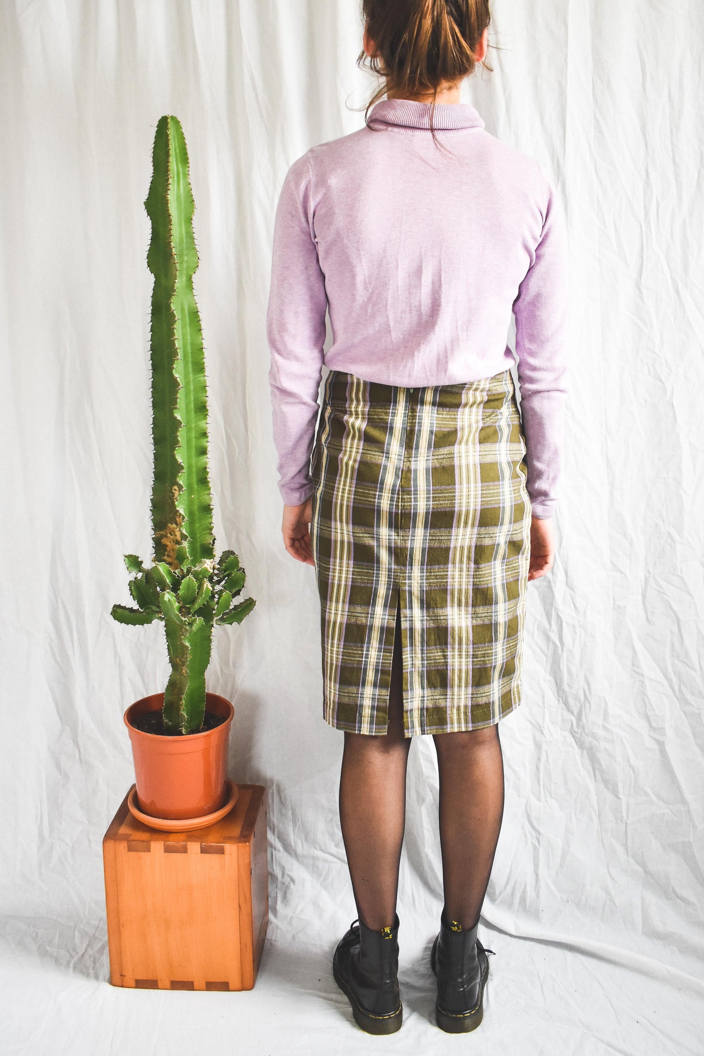 Checkered skirt