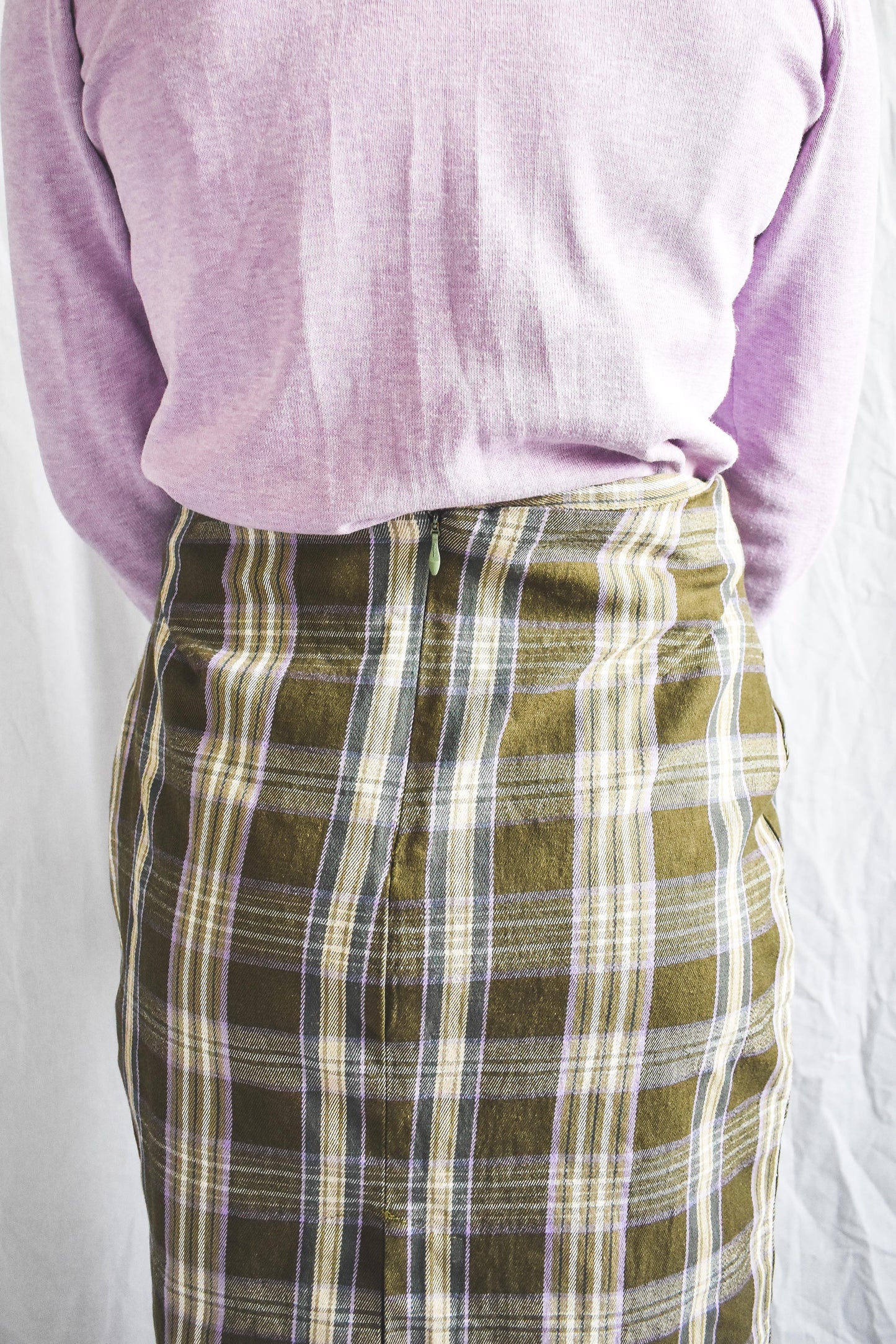 Checkered skirt