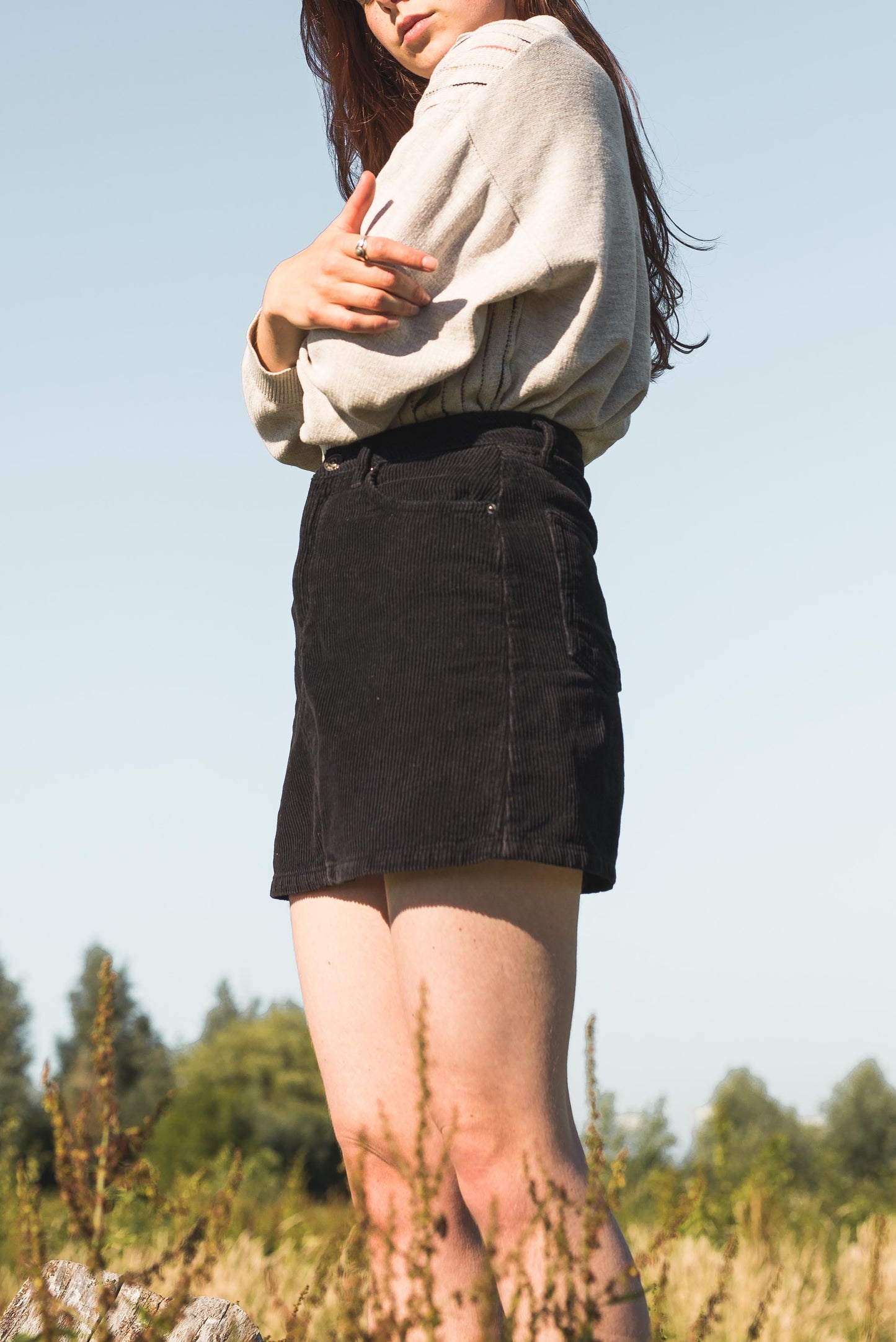 NEW IN! Corduroy skirt