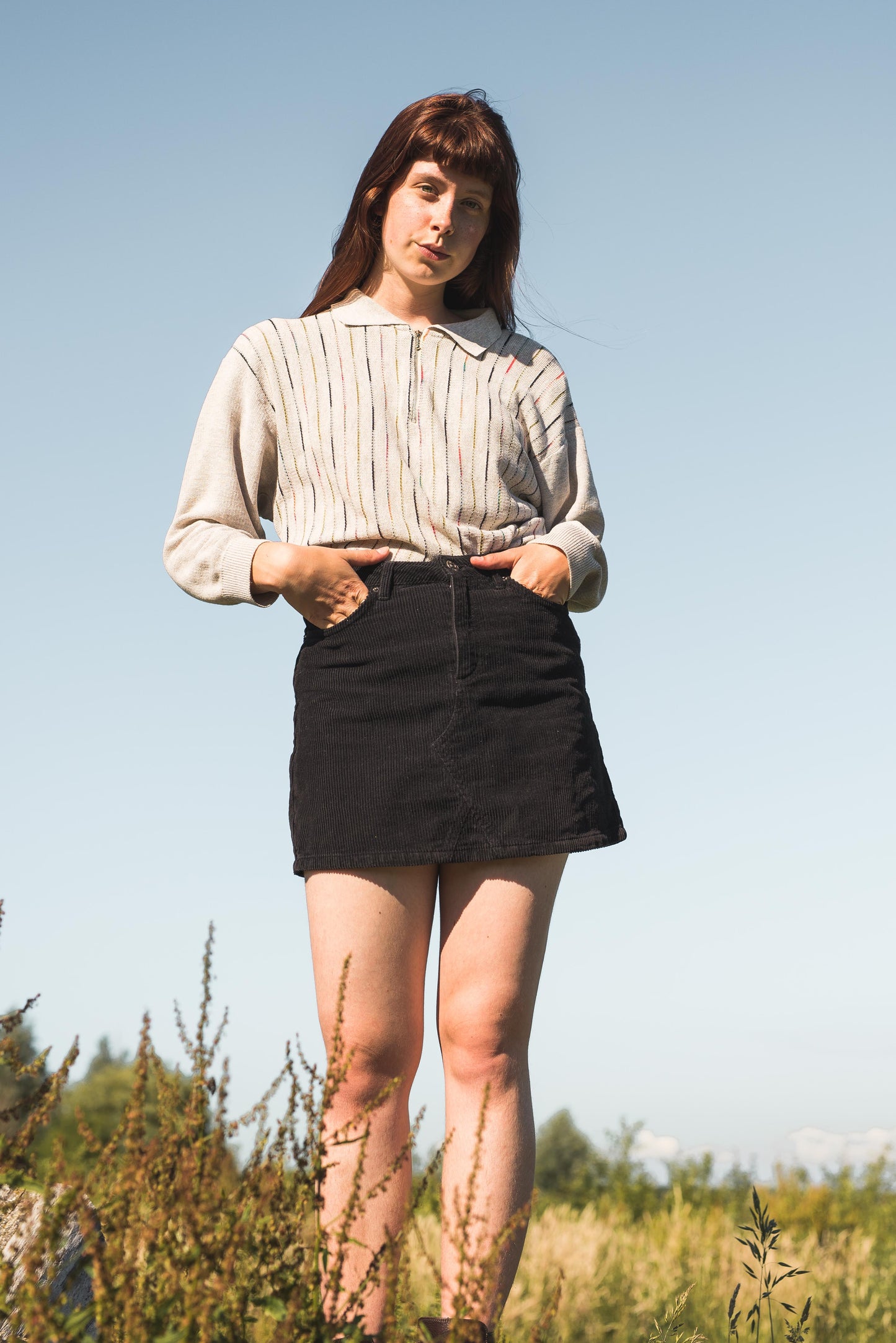 NEW IN! Corduroy skirt