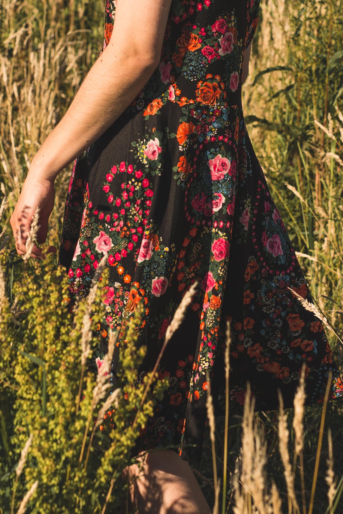 NEW IN! Black flower dress