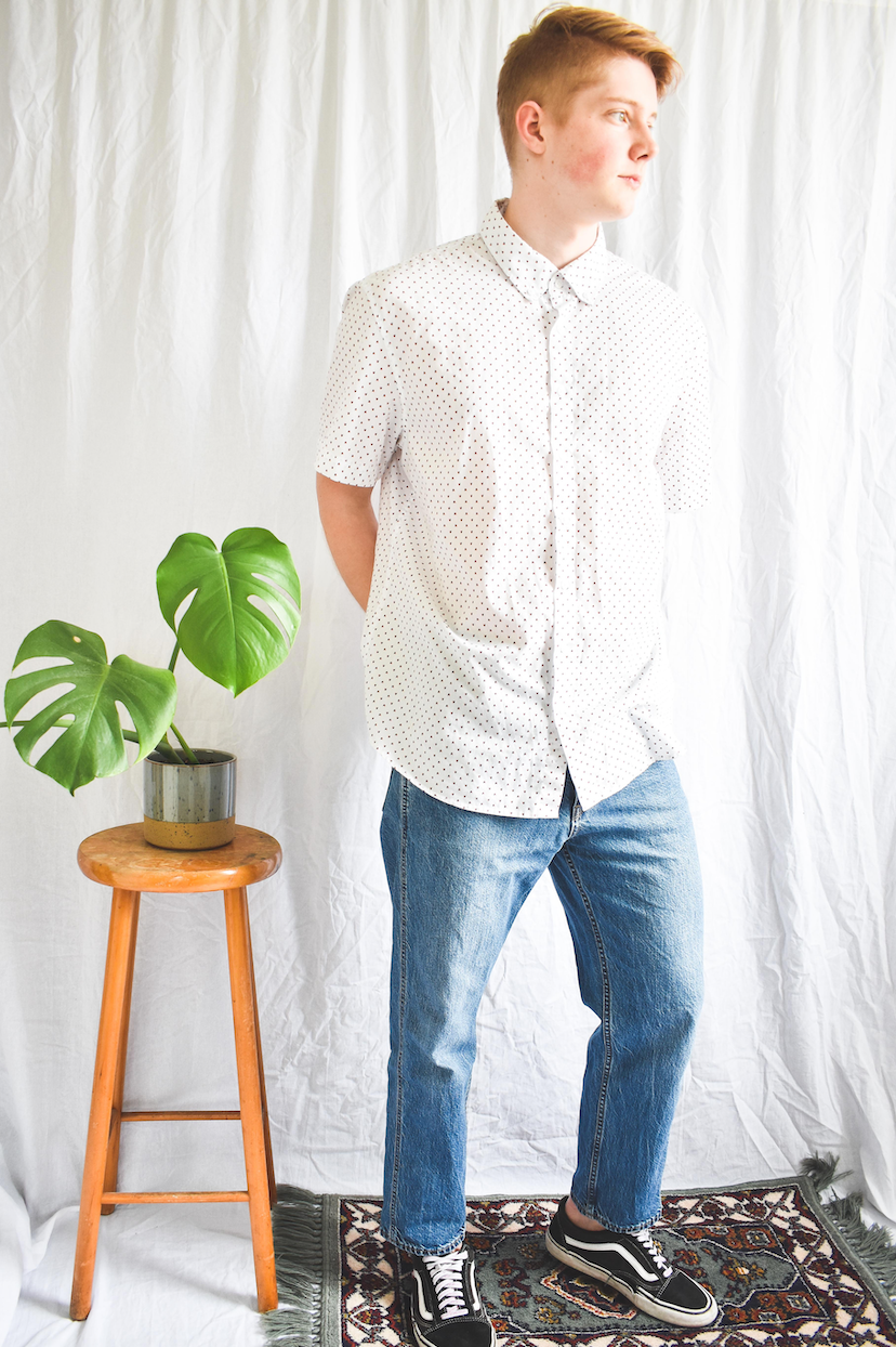 NEW IN! White patterned blouse