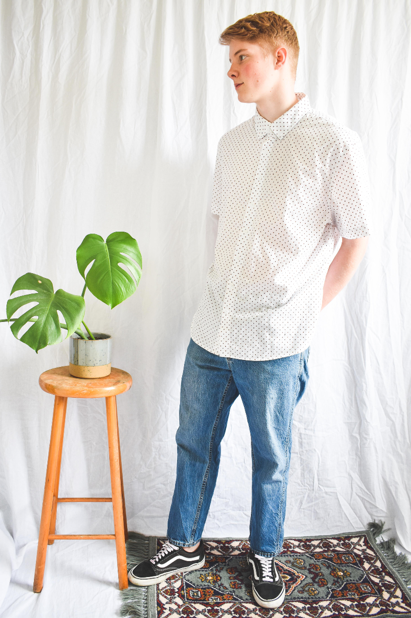 NEW IN! White patterned blouse