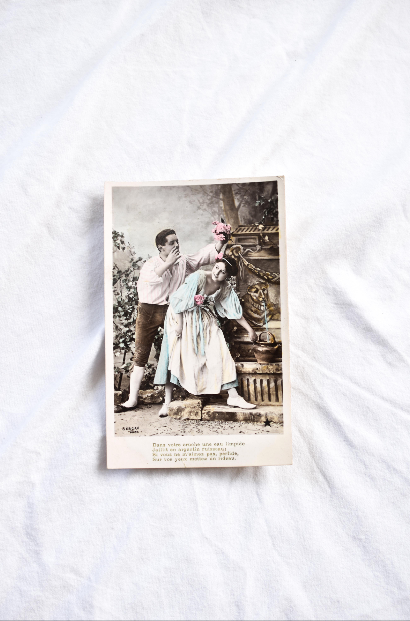 Vintage postcard set