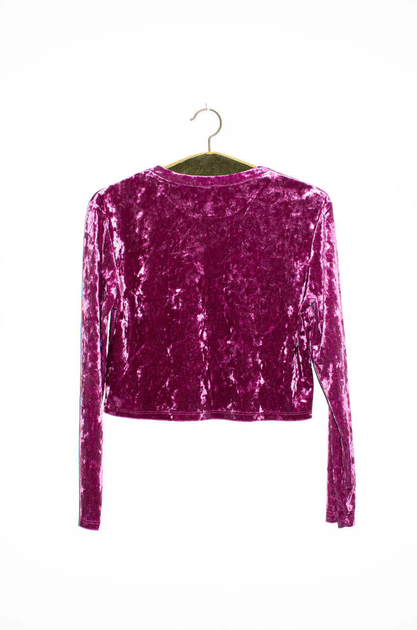NEW IN! Velvet top