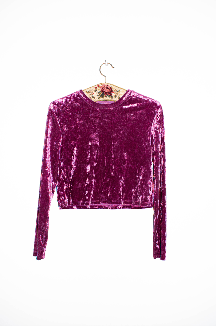 NEW IN! Velvet top