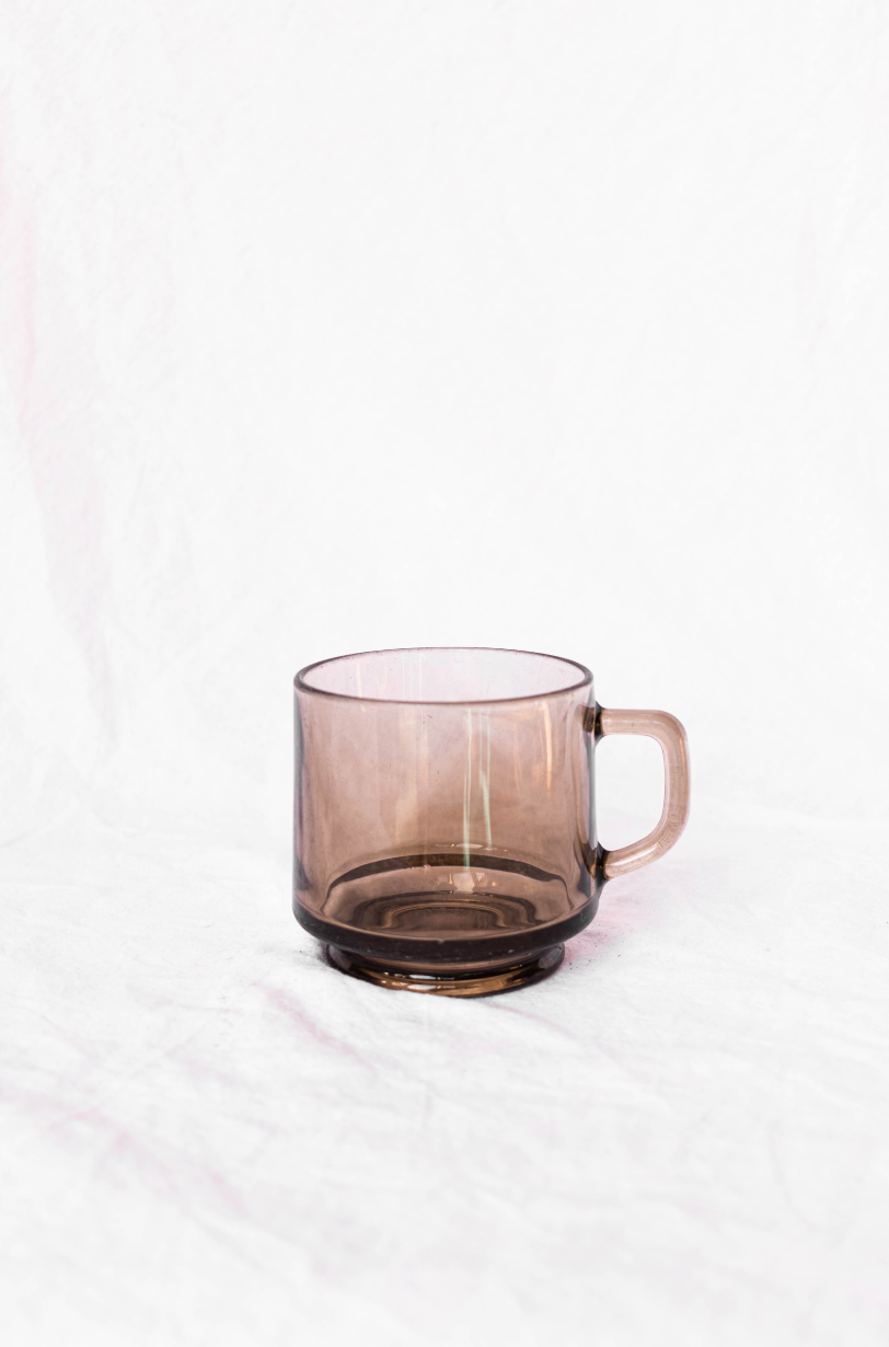 NEW IN! Grey-brown glas set