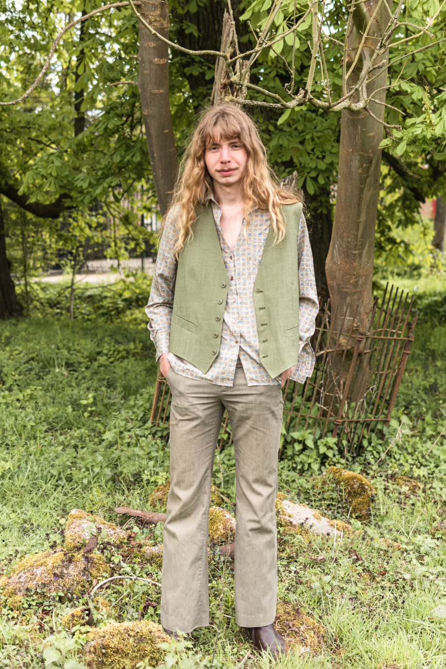 NEW IN! Olive coloured waistcoat