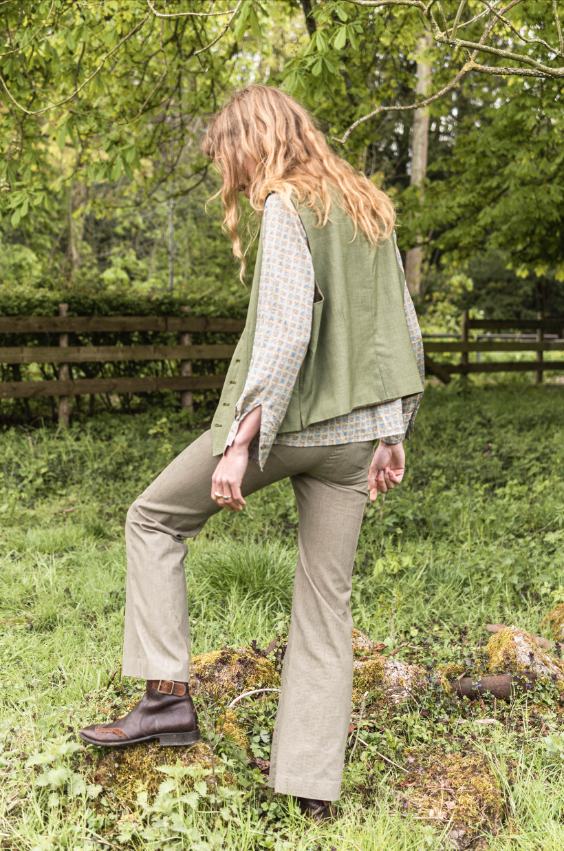 NEW IN! Olive coloured waistcoat