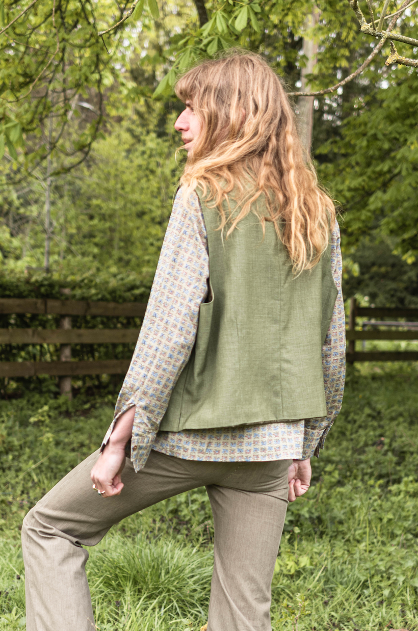 NEW IN! Olive coloured waistcoat