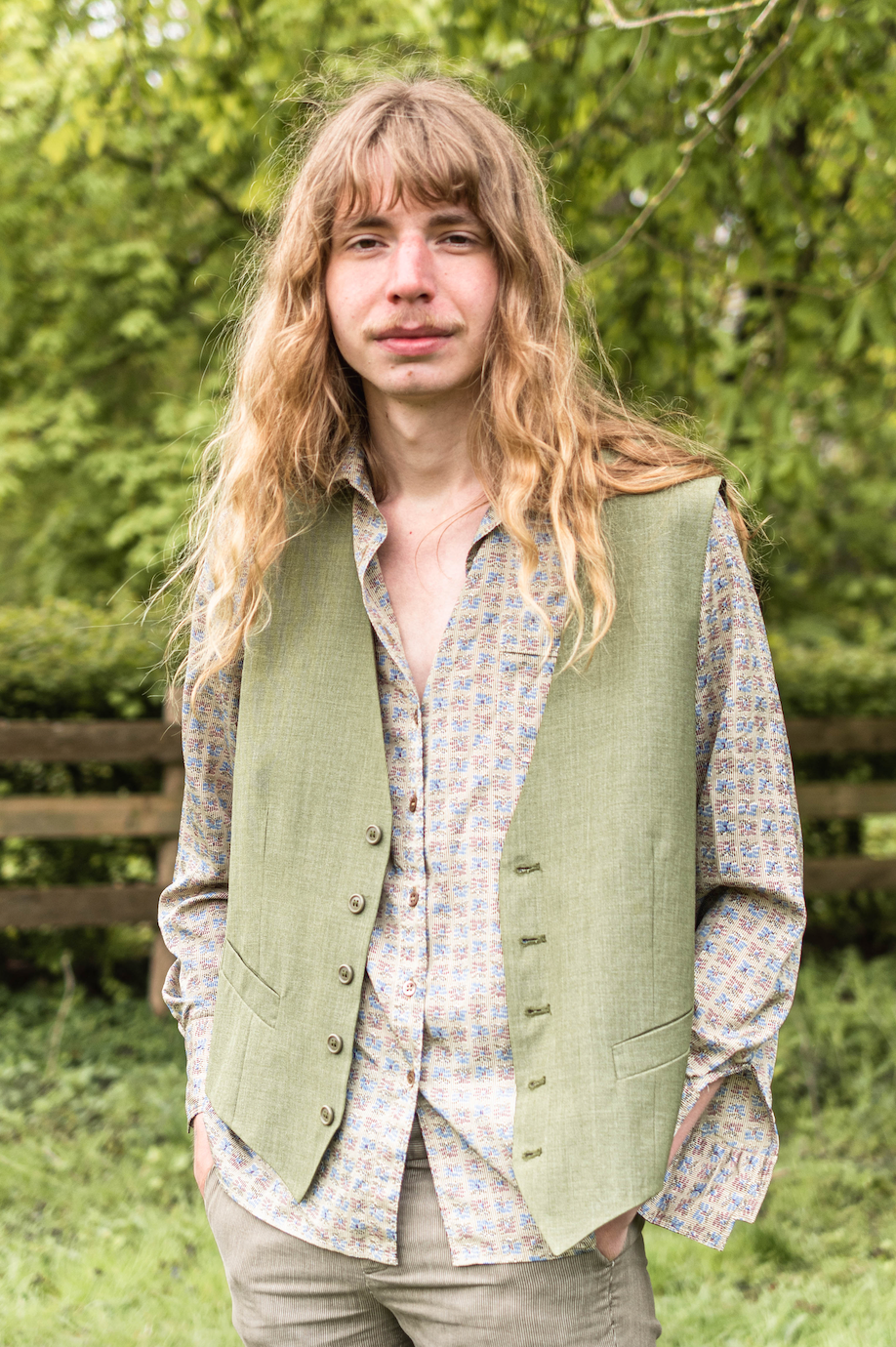 NEW IN! Olive coloured waistcoat
