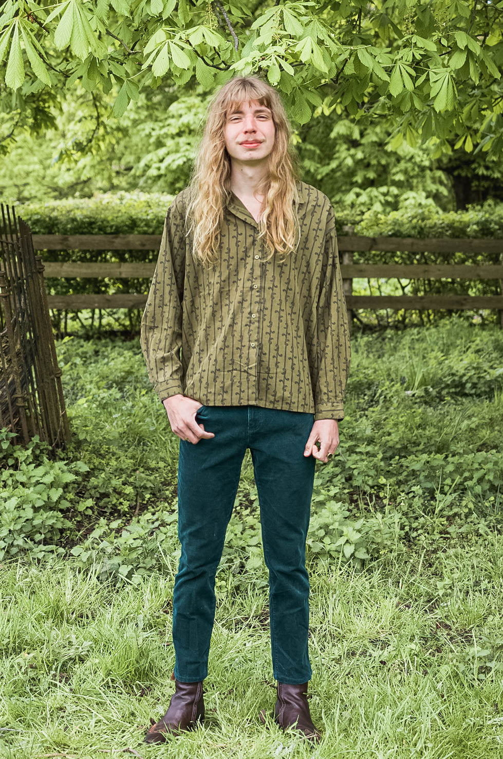 NEW IN! Turquoise corduroy jeans