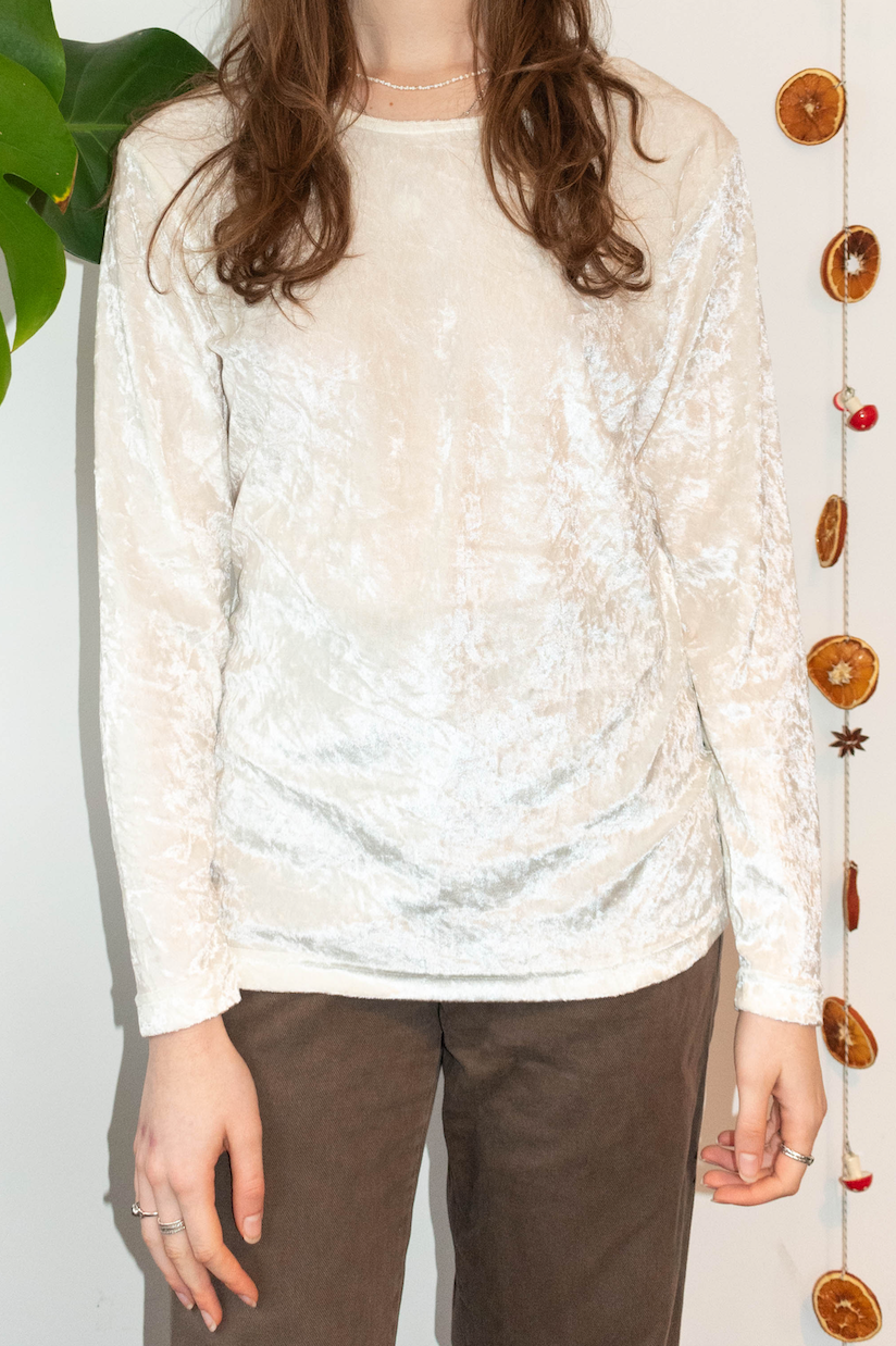 NEW IN! Velvet shirt