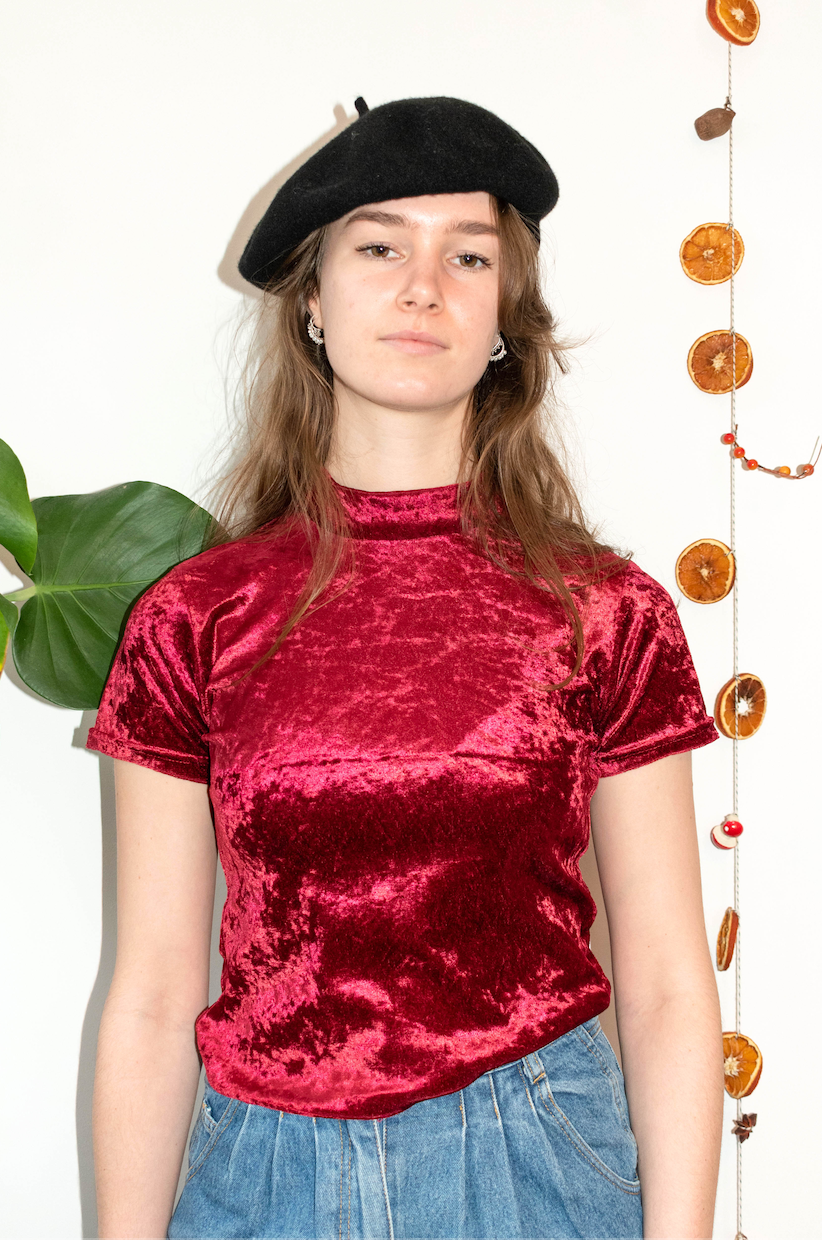 NEW IN! Velvet shirt