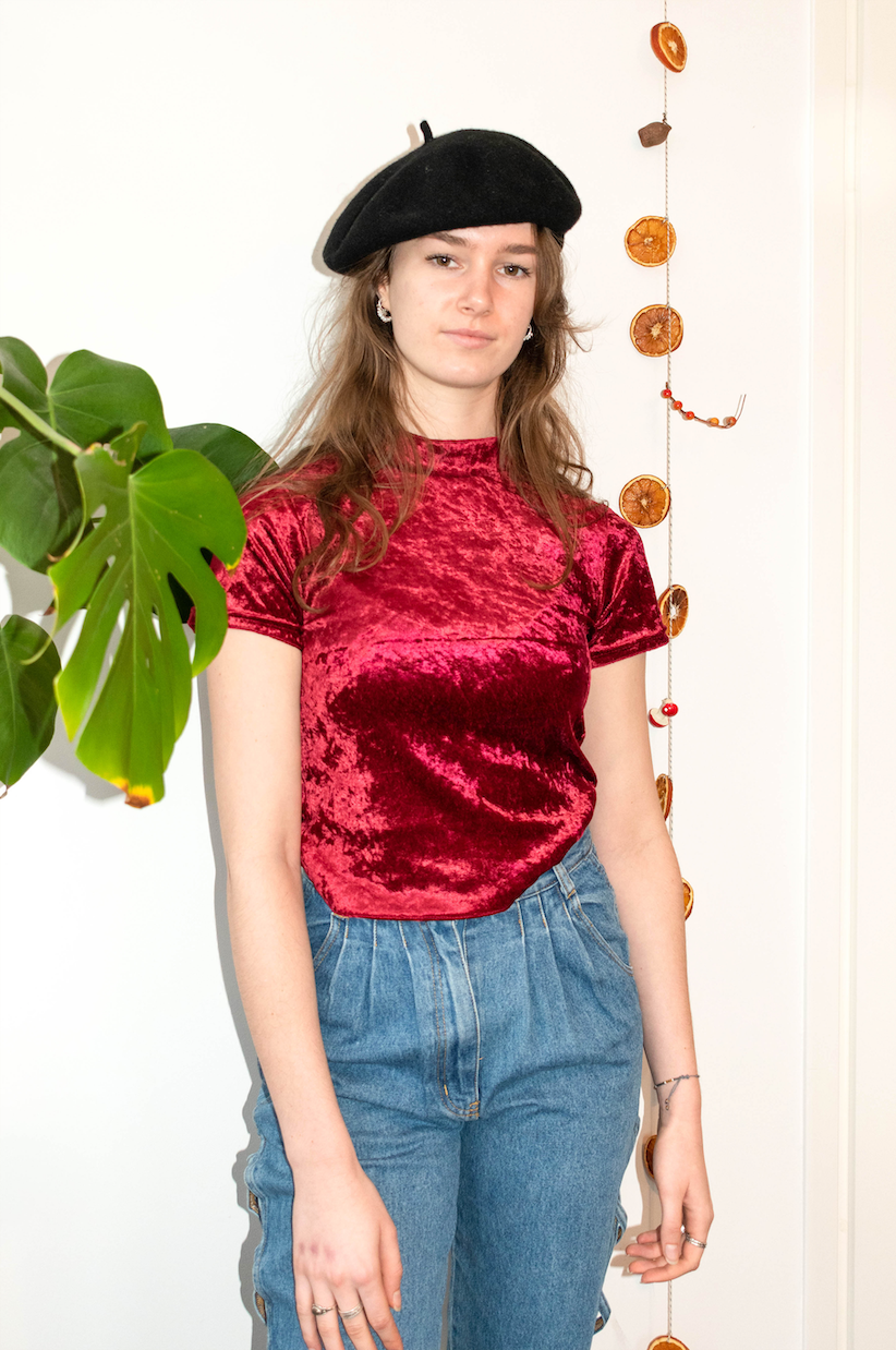 NEW IN! Velvet shirt