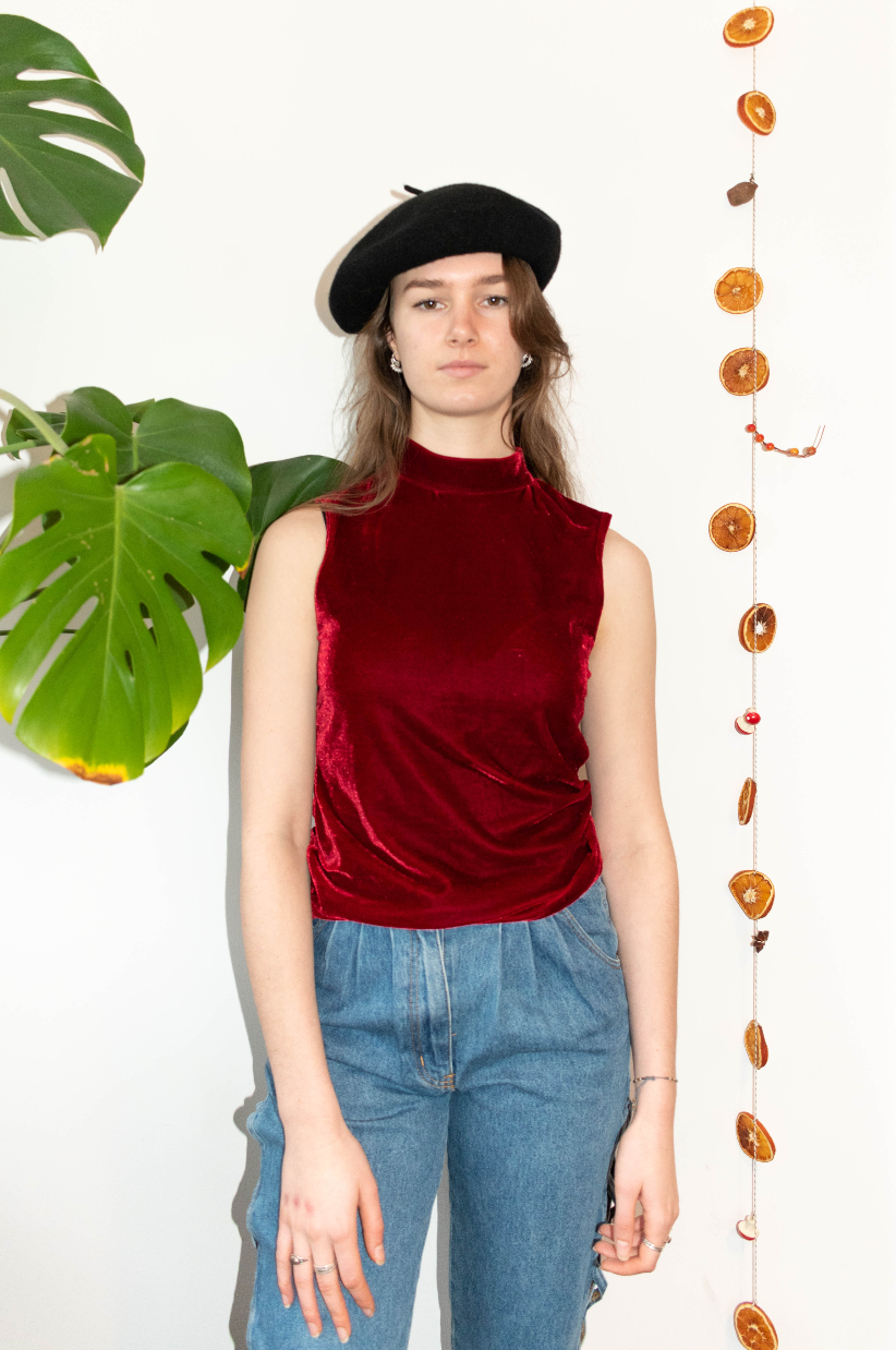 NEW IN! Velvet top