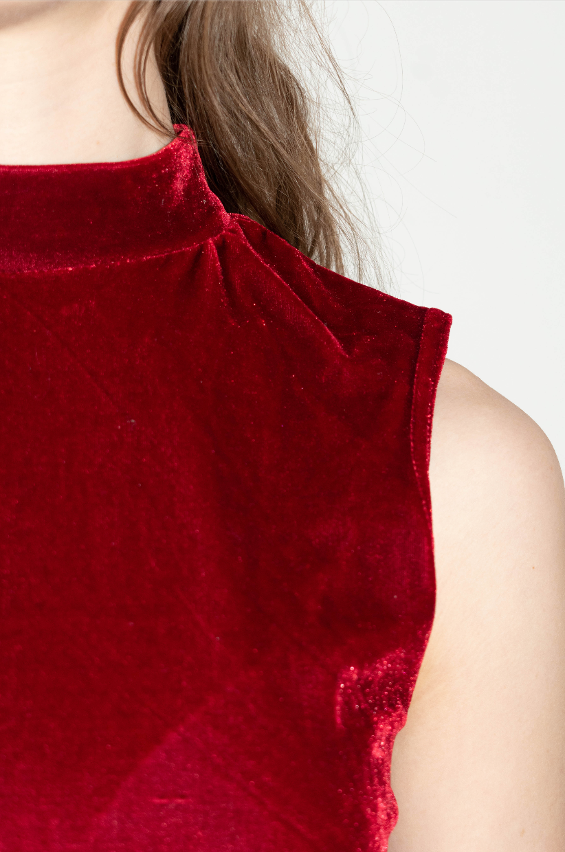 NEW IN! Velvet top