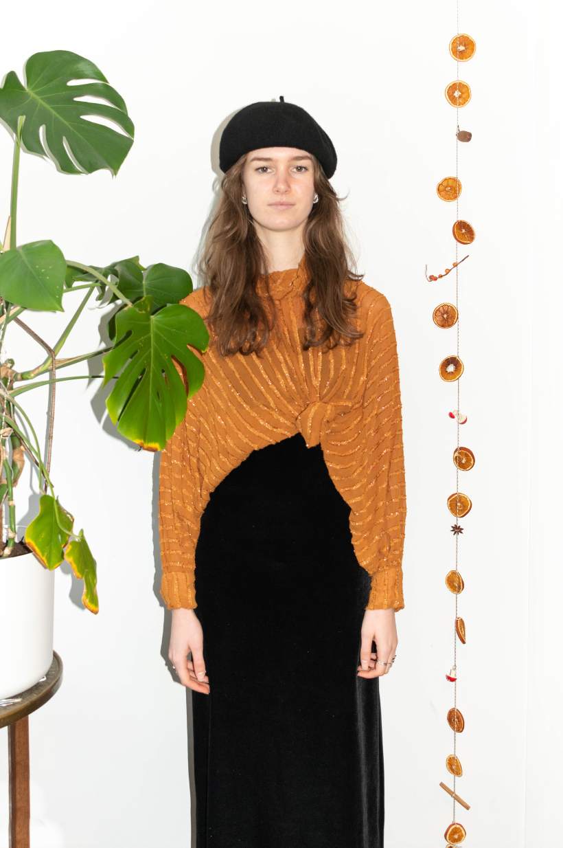 NEW IN! Orange glitter top