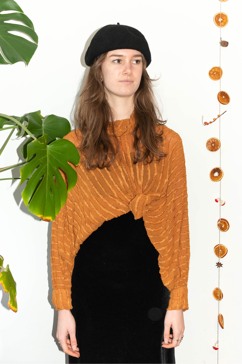 NEW IN! Orange glitter top
