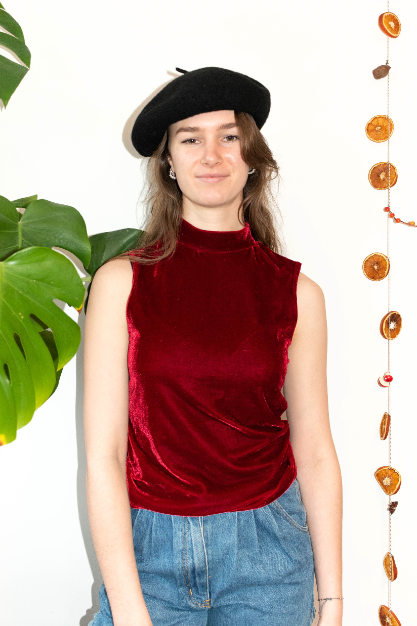 NEW IN! Velvet top
