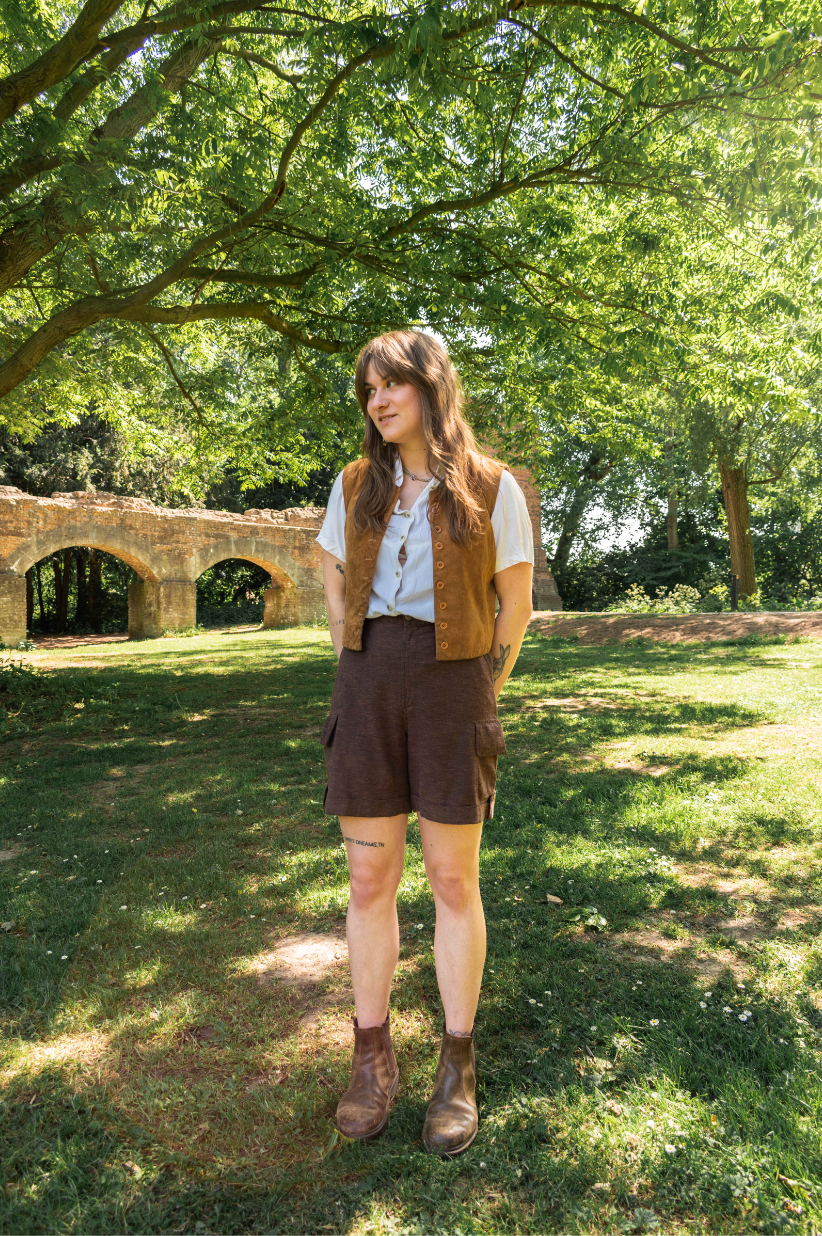 NEW IN! Suede waistcoat