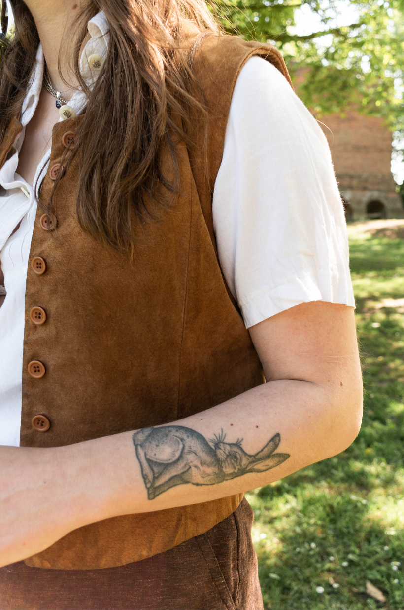 NEW IN! Suede waistcoat
