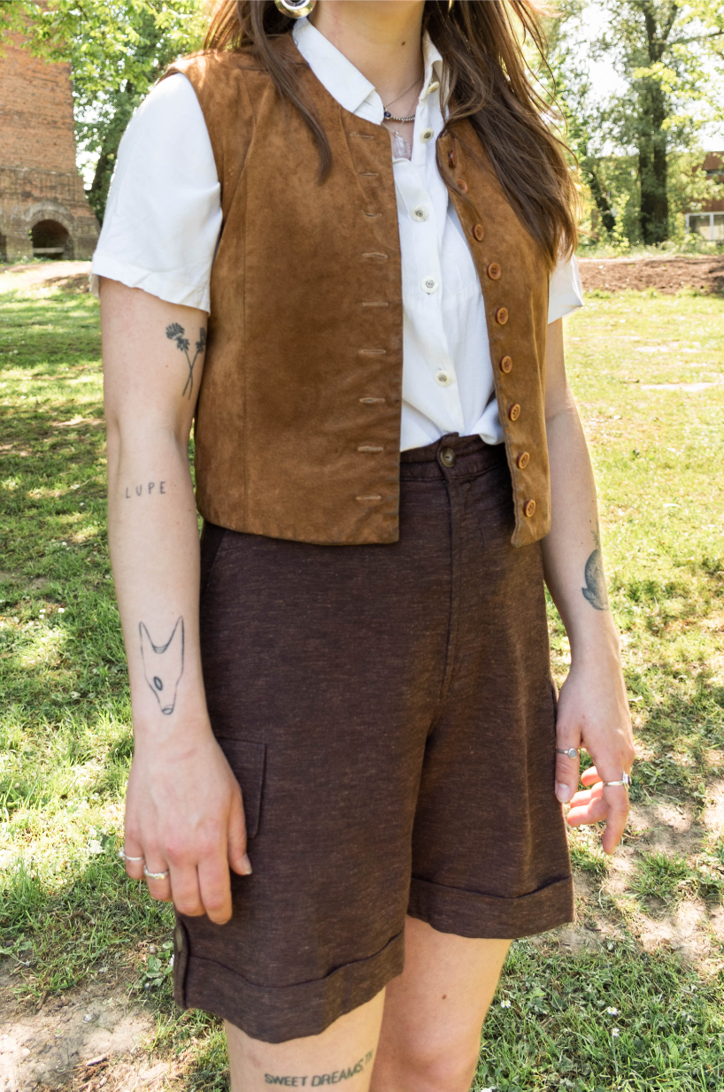 NEW IN! Suede waistcoat
