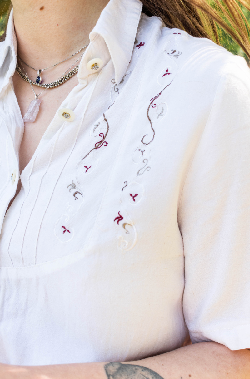 NEW IN! Embroidery blouse