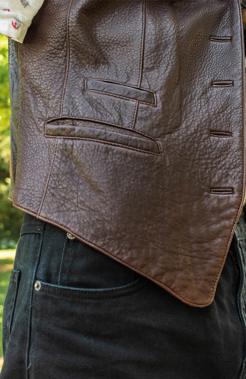 NEW IN! Leather waistcoat