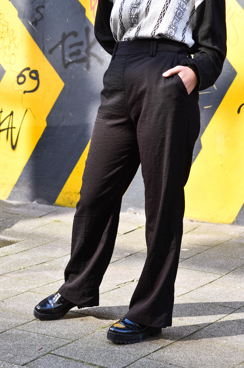 High-waisted pantalon