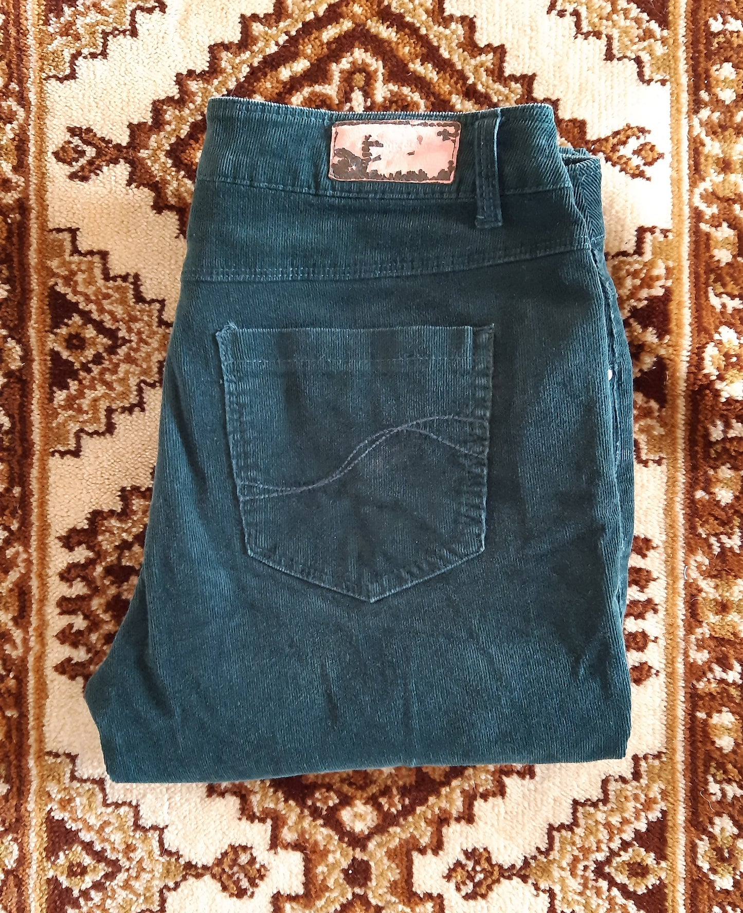 NEW IN! Turquoise corduroy jeans