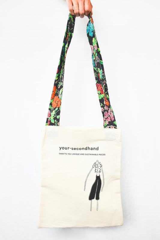LIMITED EDITION Tote-bag flowers