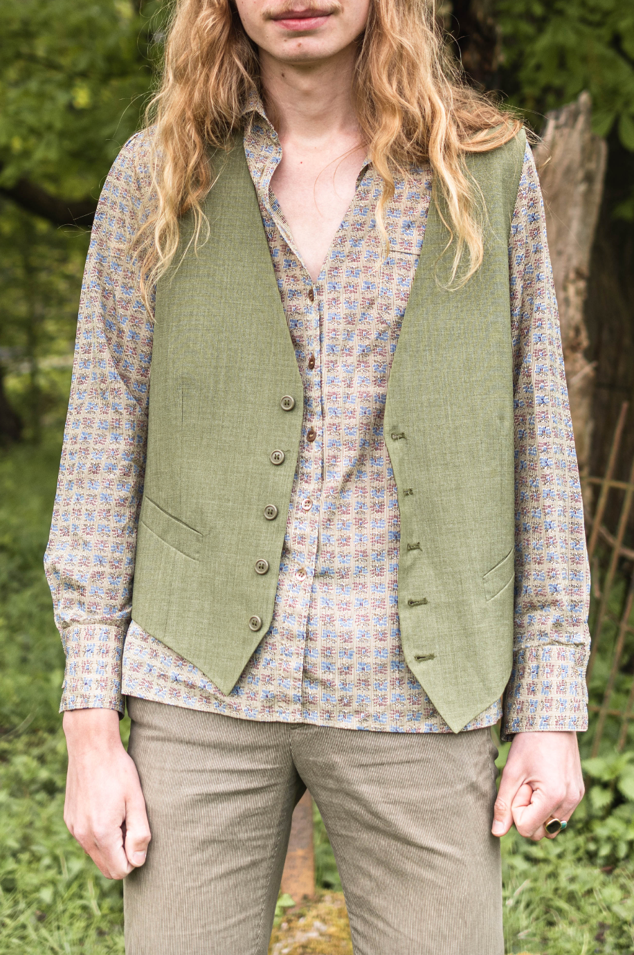 NEW IN! Olive coloured waistcoat