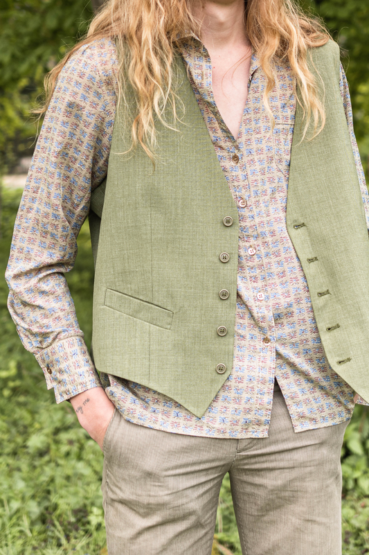 NEW IN! Olive coloured waistcoat