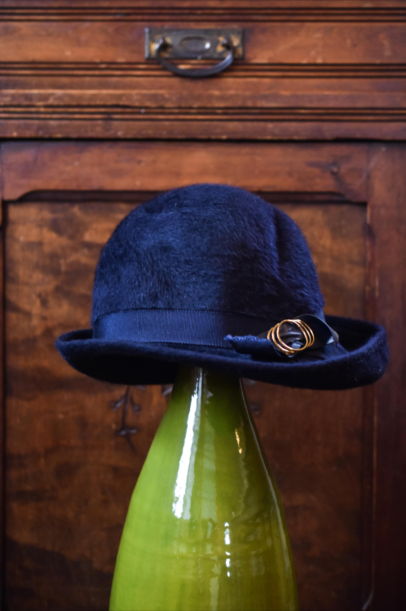 Blue vintage hat